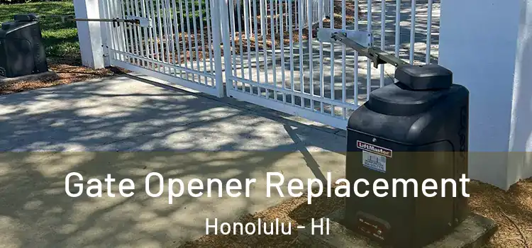 Gate Opener Replacement Honolulu - HI