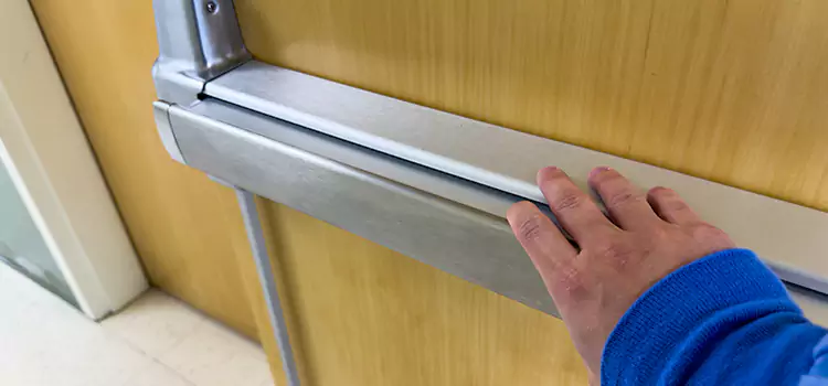 Installing a Push Bar on a Door Honolulu