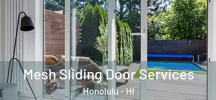 Mesh Sliding Door Services Honolulu - HI